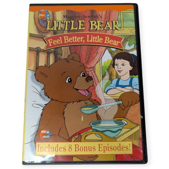 2003 Little Bear Feel Better Little Bear DVD with 8 Bonus Episodes Nick Jr. - Picture 1 of 13